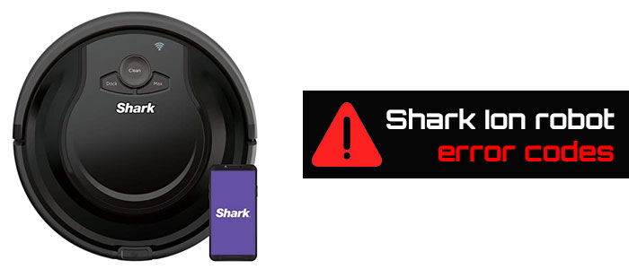 Shark Ion robot error codes