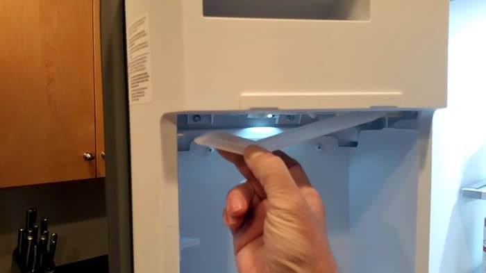 Ensure That The Ice Maker’s Shut-Off Arm Is Working