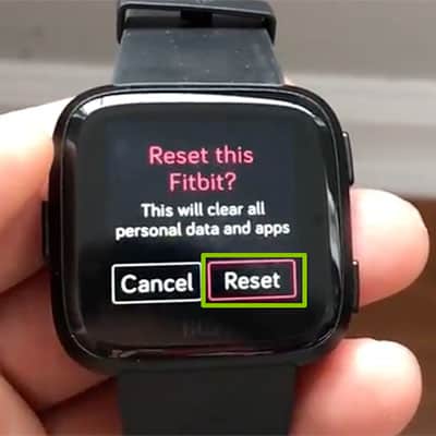 How to factory reset Fitbit Versa