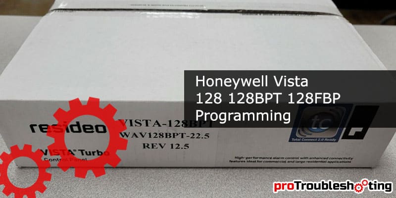 Honeywell Vista 128 128BPT 128FBP Programming