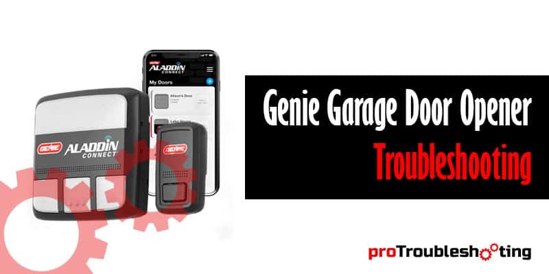 Genie Garage Door Opener Troubleshooting, Genie Garage Door Limit Switch Problems