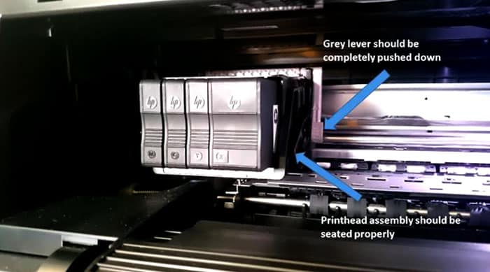 HP Printer printhead problems