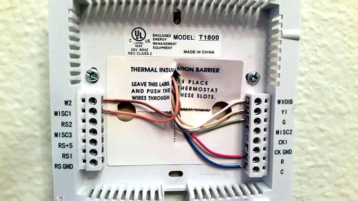 Venstar Thermostat Unprofessional installation and placement
