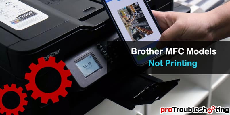 Brother MFC Printer Not Printing
