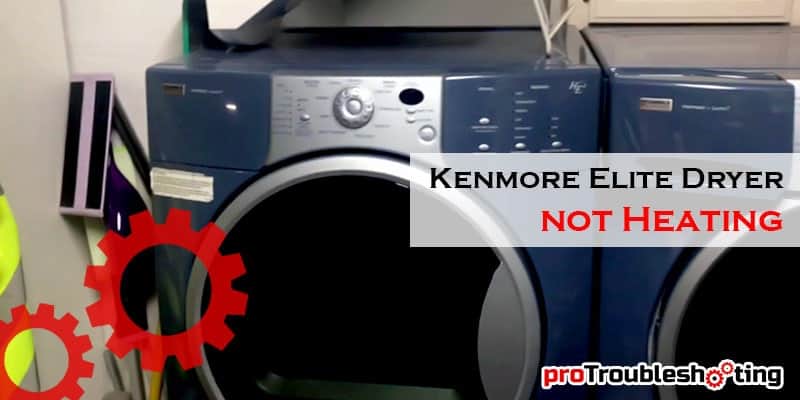 Kenmore Elite Dryer not Heating-FI