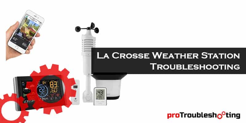 La Crosse Weather Station Troubleshooting-FI